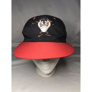 Vintage Taz 1993 Hat Looney Tunes Baseball Cap Snapback Adjustable Red